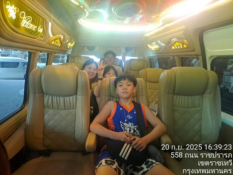 Rent a van to travel within Thailand