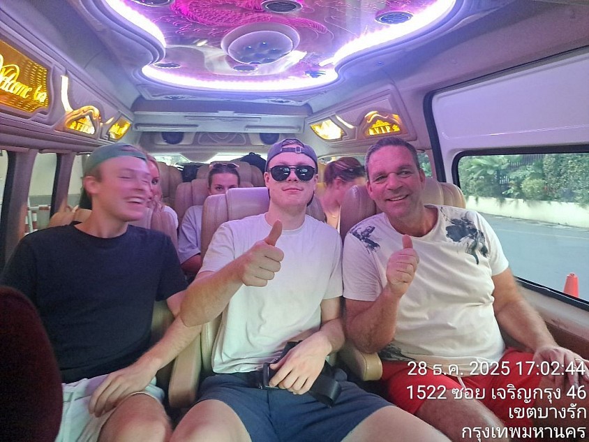 Rent a van to travel within Thailand